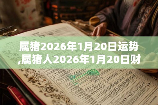 属猪2026年1月20日运势,属猪人2026年1月20日财运,生肖猪2026年1月20日运势 属猪2026年1月20日运势,属猪人2026年1月20日财运,生肖猪2026年1月20日运势