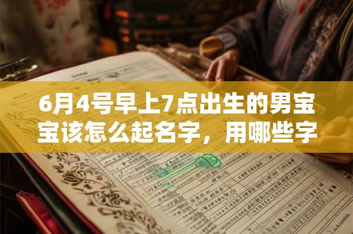 6月4号早上7点出生的男宝宝该怎么起名字,用哪些字好 6月4号早上7点出生的男宝宝该怎么起名字,用哪些字好