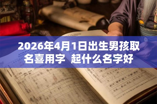 2026年4月1日出生男孩取名喜用字  起什么名字好