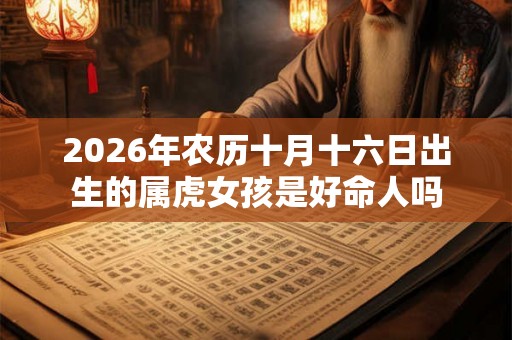 2026年农历十月十六日出生的属虎女孩是好命人吗