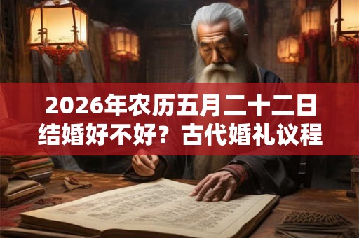 2026年农历五月二十二日结婚好不好？古代婚礼议程