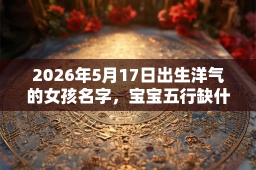 2026年5月17日出生洋气的女孩名字，宝宝五行缺什么？