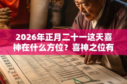 2026年正月二十一这天喜神在什么方位?喜神之位有什么讲究? 2026年正月二十一这天喜神在什么方位?喜神之位有什么讲究?