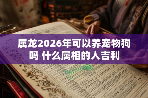 属龙2026年可以养宠物狗吗 什么属相的人吉利