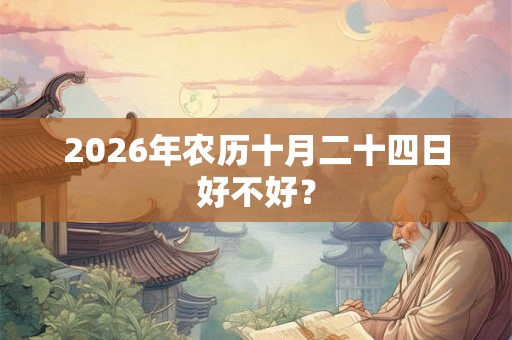 2026年农历十月二十四日好不好? 2026年农历十月二十四日好不好?