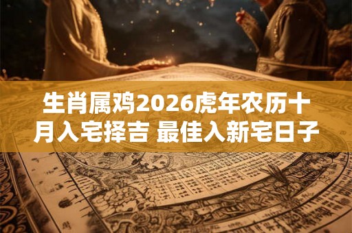 生肖属鸡2026虎年农历十月入宅择吉 最佳入新宅日子 生肖属鸡2026虎年农历十月入宅择吉 最佳入新宅日子