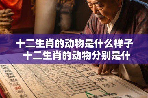 十二生肖的动物是什么样子  十二生肖的动物分别是什么