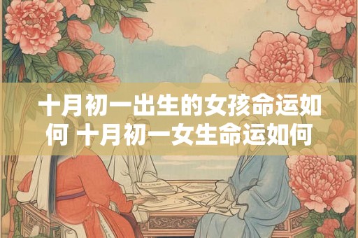 十月初一出生的女孩命运如何 十月初一女生命运如何