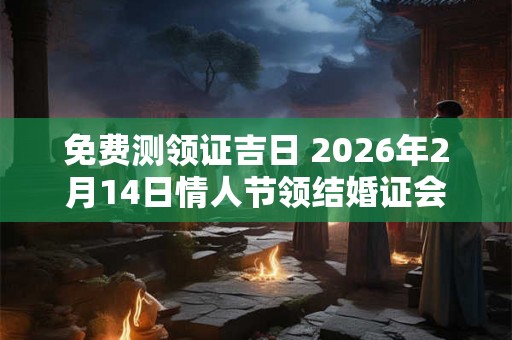 免费测领证吉日 2026年2月14日情人节领结婚证会幸福吗