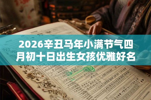 2026辛丑马年小满节气四月初十日出生女孩优雅好名字 2026辛丑马年小满节气四月初十日出生女孩优雅好名字