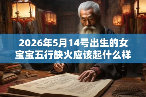 2026年5月14号出生的女宝宝五行缺火应该起什么样的名字