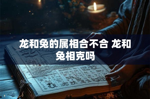 龙和兔的属相合不合 龙和兔相克吗