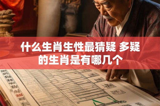什么生肖生性最猜疑 多疑的生肖是有哪几个