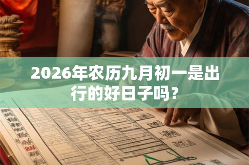 2026年农历九月初一是出行的好日子吗? 2026年农历九月初一是出行的好日子吗?