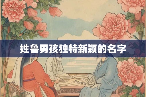 姓鲁男孩独特新颖的名字 姓鲁男孩独特新颖的名字