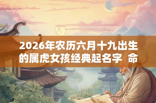 2026年农历六月十九出生的属虎女孩经典起名字  命运如何