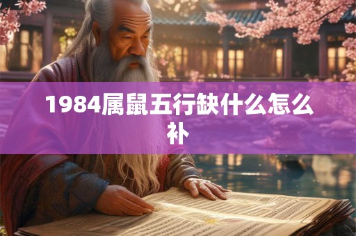 1984属鼠五行缺什么怎么补