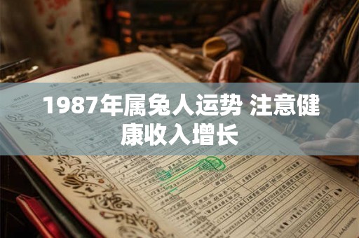1987年属兔人运势 注意健康收入增长 1987年属兔人运势 注意健康收入增长