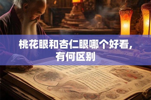 桃花眼和杏仁眼哪个好看,有何区别