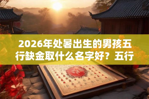 2026年处暑出生的男孩五行缺金取什么名字好？五行属金的名字大全！