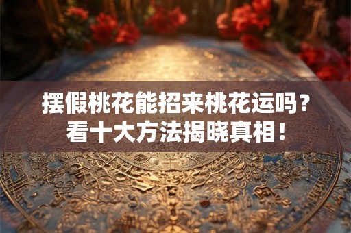 摆假桃花能招来桃花运吗？看十大方法揭晓真相！