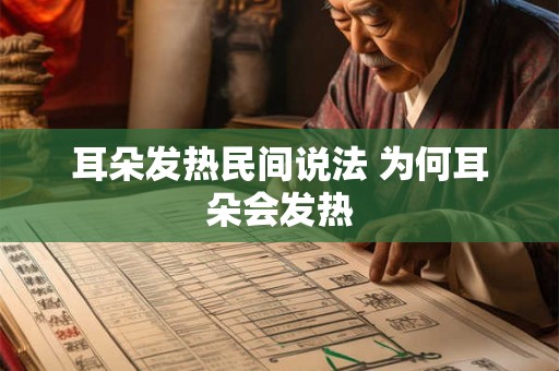 耳朵发热民间说法 为何耳朵会发热 耳朵发热民间说法 为何耳朵会发热