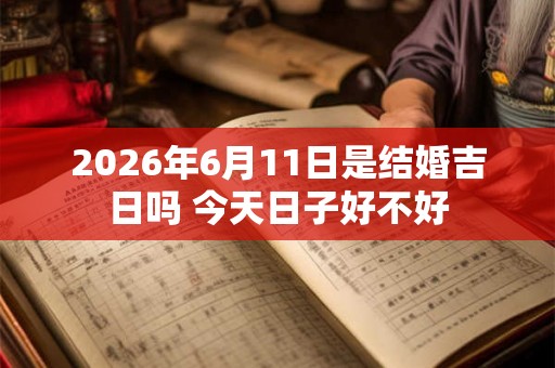 2026年6月11日是结婚吉日吗 今天日子好不好