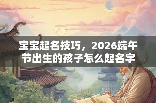宝宝起名技巧,2026端午节出生的孩子怎么起名字 宝宝起名技巧,2026端午节出生的孩子怎么起名字