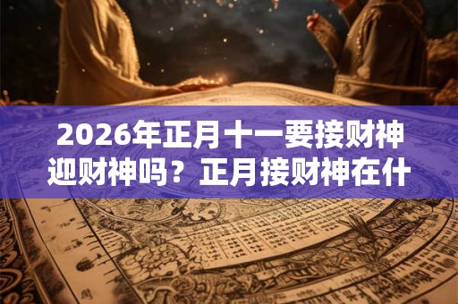 2026年正月十一要接财神迎财神吗？正月接财神在什么时候？