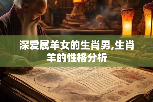 深爱属羊女的生肖男,生肖羊的性格分析