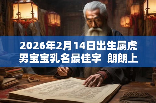 2026年2月14日出生属虎男宝宝乳名最佳字  朗朗上口的乳名推荐