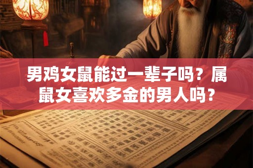 男鸡女鼠能过一辈子吗？属鼠女喜欢多金的男人吗？