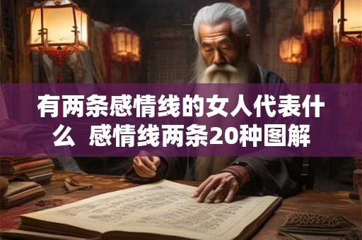 有两条感情线的女人代表什么 感情线两条20种图解 有两条感情线的女人代表什么 感情线两条20种图解