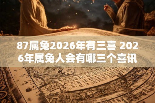 87属兔2026年有三喜 2026年属兔人会有哪三个喜讯