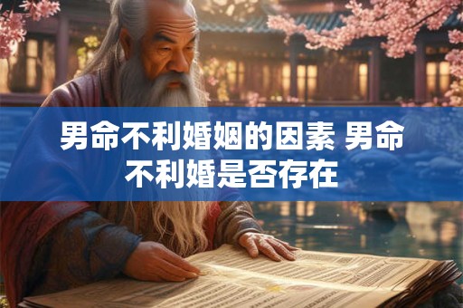 男命不利婚姻的因素 男命不利婚是否存在