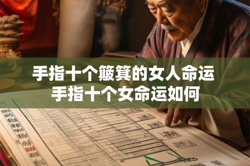 手指十个簸箕的女人命运 手指十个女命运如何