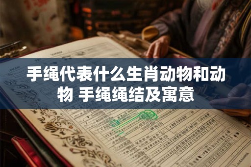 手绳代表什么生肖动物和动物 手绳绳结及寓意