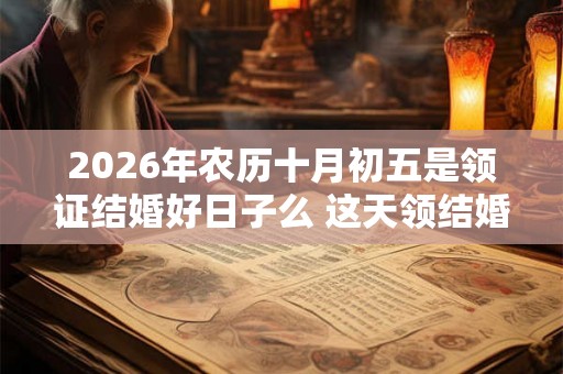 2026年农历十月初五是领证结婚好日子么 这天领结婚证好不好