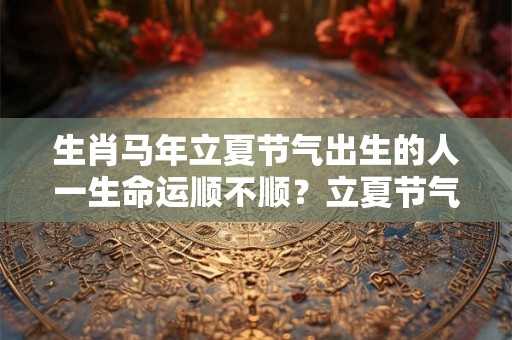 生肖马年立夏节气出生的人一生命运顺不顺？立夏节气的由来