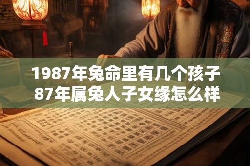 1987年兔命里有几个孩子 87年属兔人子女缘怎么样 1987年兔命里有几个孩子 87年属兔人子女缘怎么样