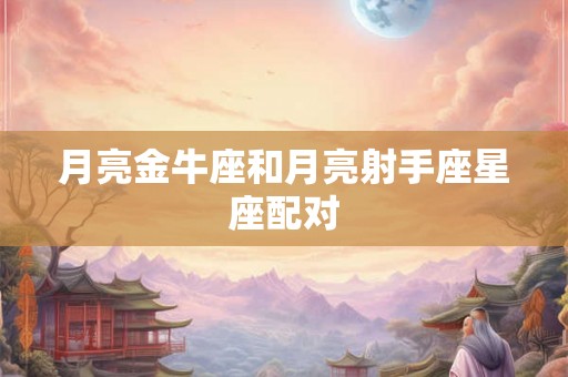 月亮金牛座和月亮射手座星座配对 月亮金牛座和月亮射手座星座配对
