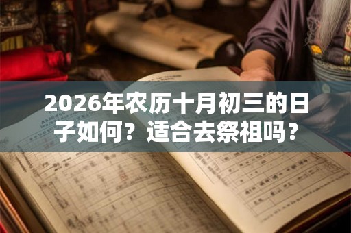 2026年农历十月初三的日子如何？适合去祭祖吗？