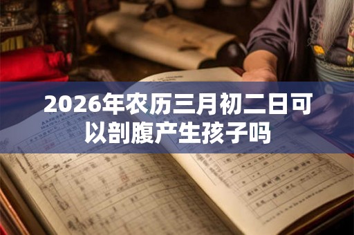 2026年农历三月初二日可以剖腹产生孩子吗 2026年农历三月初二日可以剖腹产生孩子吗