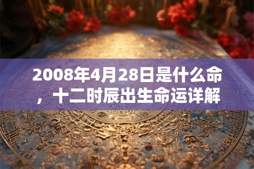 2008年4月28日是什么命，十二时辰出生命运详解