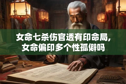 女命七杀伤官透有印命局,女命偏印多个性孤僻吗