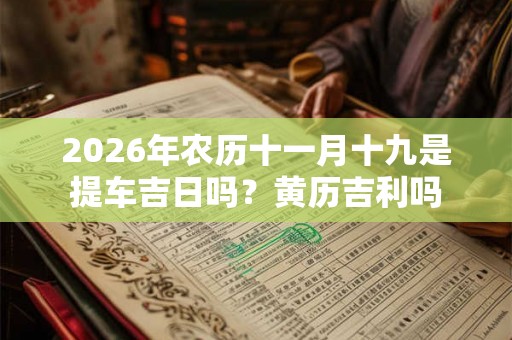 2026年农历十一月十九是提车吉日吗？黄历吉利吗