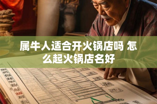 属牛人适合开火锅店吗 怎么起火锅店名好