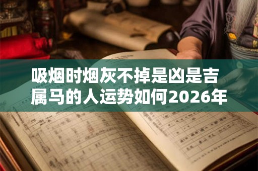 吸烟时烟灰不掉是凶是吉 属马的人运势如何2026年 吸烟时烟灰不掉是凶是吉 属马的人运势如何2026年