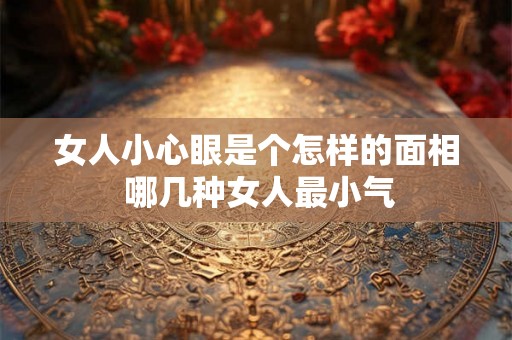 女人小心眼是个怎样的面相 哪几种女人最小气