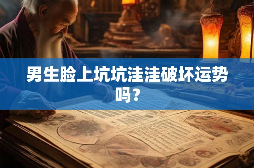 男生脸上坑坑洼洼破坏运势吗？